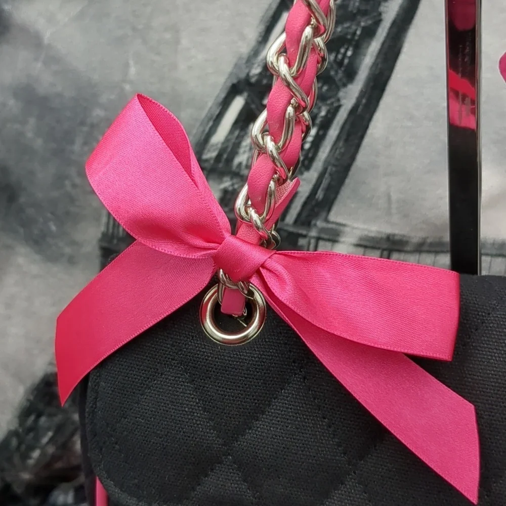 Barbie bag pink and black